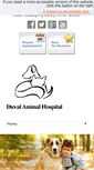 Mobile Screenshot of duvalanimalhospital.com